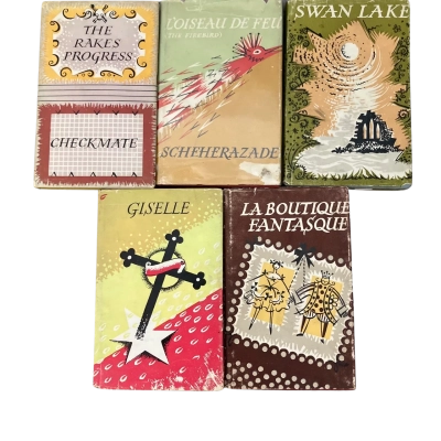 Set of 5 vintage books Story of The Ballet series