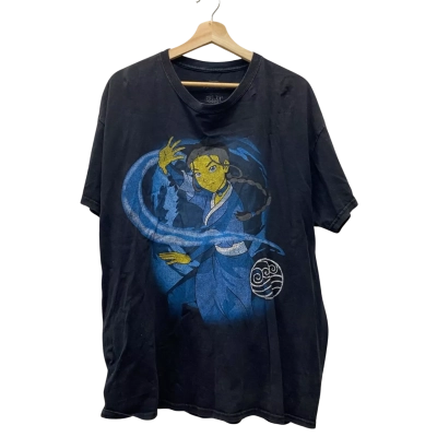 Avatar The Last Airbender Katara Size L Short Sleeve T-shirt Black  