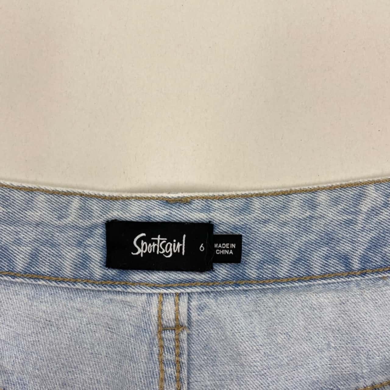 Sportsgirl Womens Size 6 Denim Shorts Blue (s)