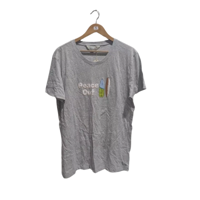 Peter Alexander Mens  Size XL Short Sleeve Shirt Grey 