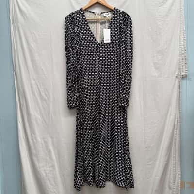 BNWT SEED Midnight Sky Midi Dress Size 10