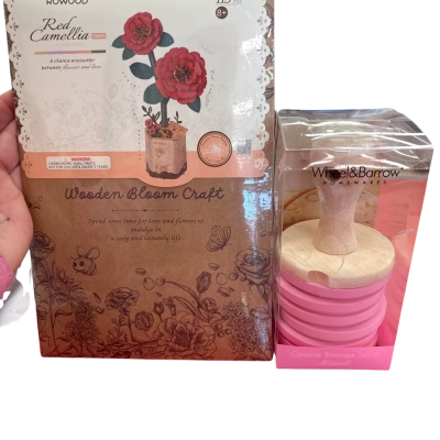 Cookie Stamps & Wooden Bloom Craft 