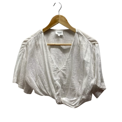 Seed Heritage Womens Size 6 White Top