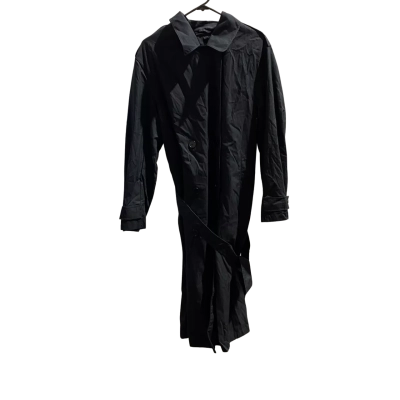 Uniqlo Womens  Size M Trench Coat Black  