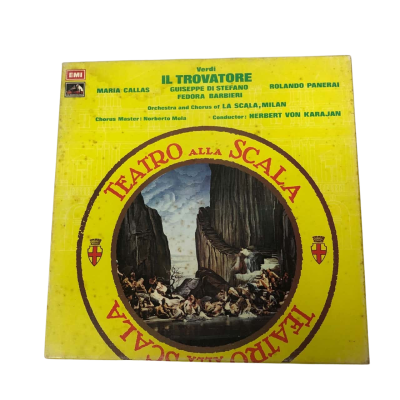 Verdi IL Trovatore 'Teatro Alla Scala' -  Set x 3 LP's