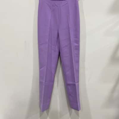 Kookai Womens  Size 34 Straight Leg Pants Purple 