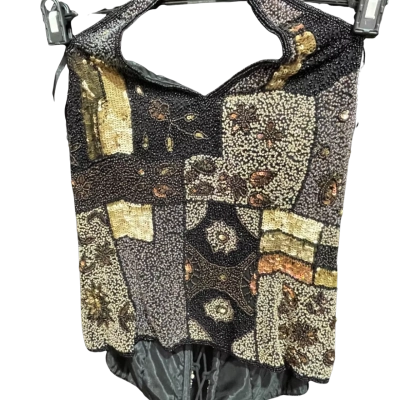  Aftershock Sequenced Womens Size XL Halter Neck Top 