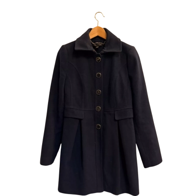 Forever New Womens  Size 8 Winter Coat Navy Blue 
