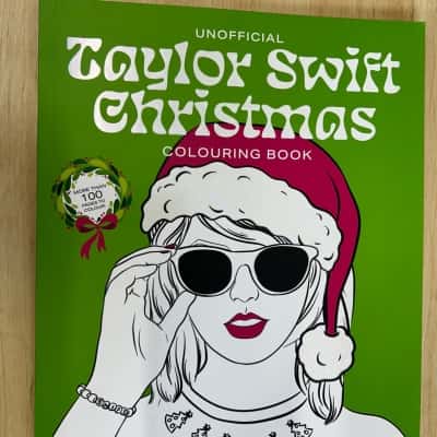 Taylor Swift Christmas Colouring in book 