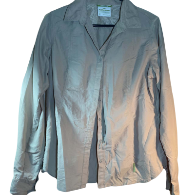 Kathmandu Womens  Size 12 Beige Long Sleeve 