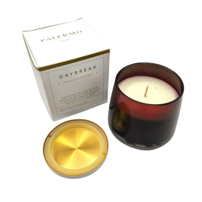 Palermo Home Vanilla & Sea Salt Soy Wax Candle  (brica shelf)