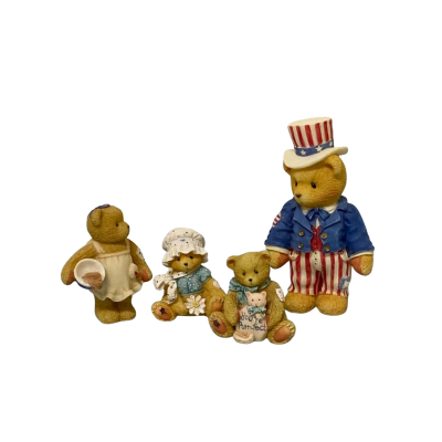 Priscilla Hillman Bears x 4