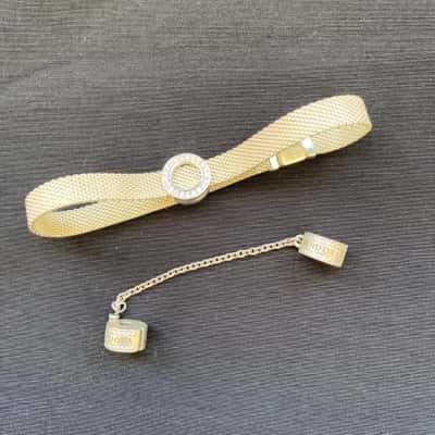 Pandora mesh bracelet and .925 silver charm 