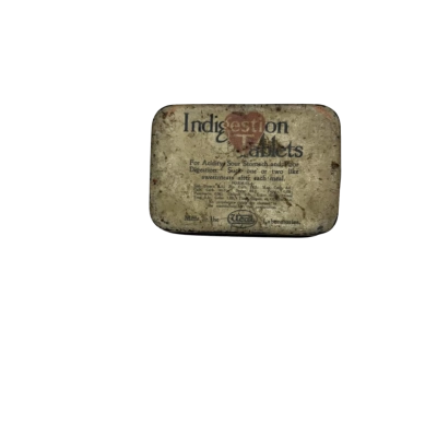 Indigestion tablets tin