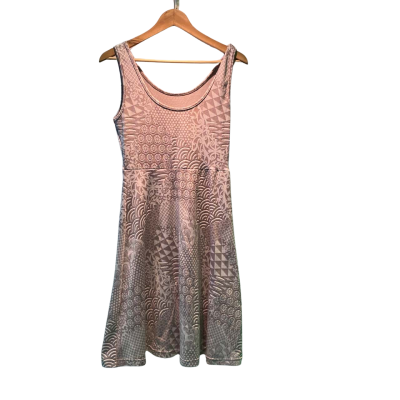 Metalicus Womens  Size One Size Midi Dress Grey / Pattern 