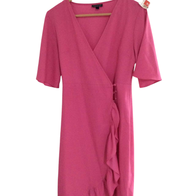 Topshop Womens  Size 10 / 38 / 6 Casual Dress Pink  