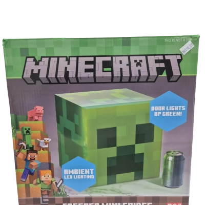 Minecraft Creeper Head Mini Fridge - New (No Power Cable). 