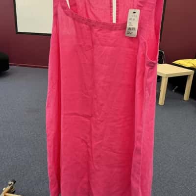 Sportsgirl Womens  Size 10 Midi Dress Pink  