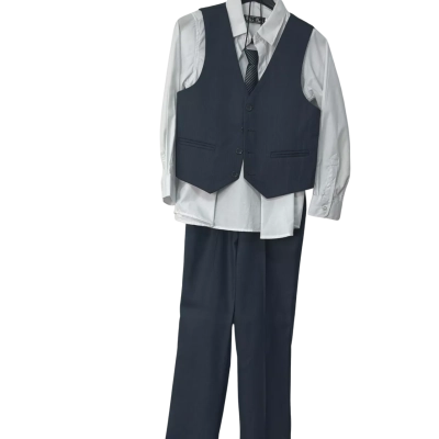 Ollies Place Kids  Size 6 4 piece suit  Grey 