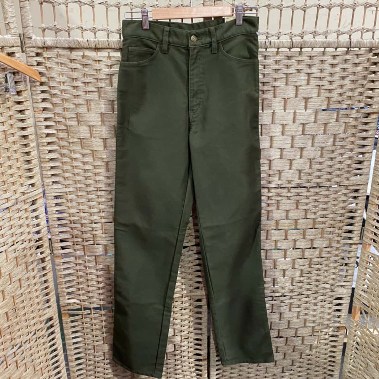 Hard Yakka Straight Leg Green Work Pants Size 74L
