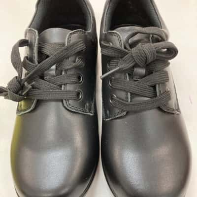 Grosby Kids  Size 2 Black  School Shoes
