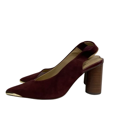 Mimco Womens Burgundy Heels Size 38