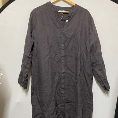  Womens  Size L Grey Coat