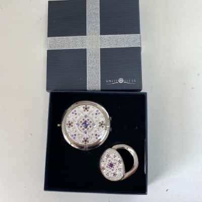 Unity Gifts Crystal Encrusted Compact Mirror Set 