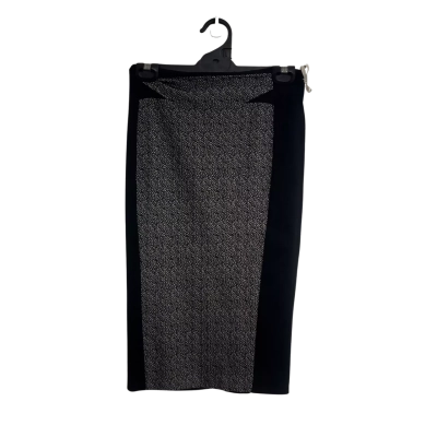 Karen Millen Womens  Size US 2 Pencil Skirt Black  / Pattern 