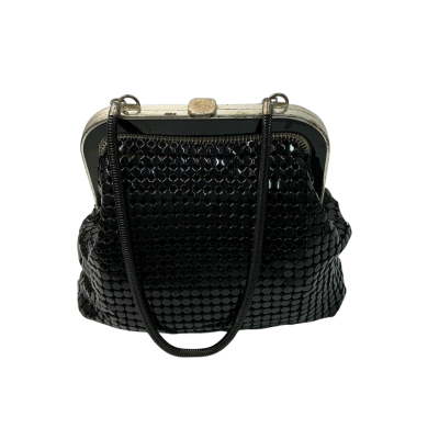 Glomesh Womens Black  / Silver Handbag