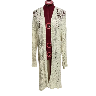 Sportsgirl Womens  Size L~XL Longline Cardigan Cream 