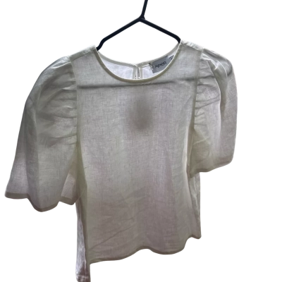 Piper Womens  Size 6 White Top