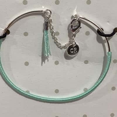 Country Road girls Bracelet Green / Silver 
