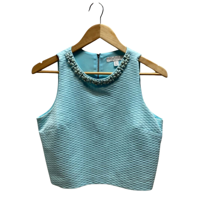 Forever New Womens Size 12 Baby Blue Top
