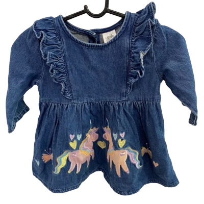Ollies Place Kids Size 0-3m / 000 Sweet Unicorn Dress