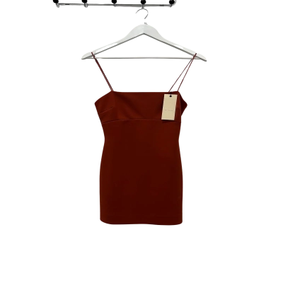 NEW Bec + Bridge Womens  Size 10 Casual Dress Burnt Orange 