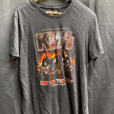 2019 Kiss End Of The Road World Tour Tee Mens Size M 