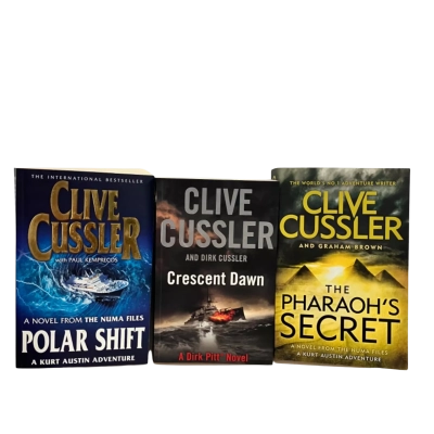 x3 Clive Cussler Books/Series