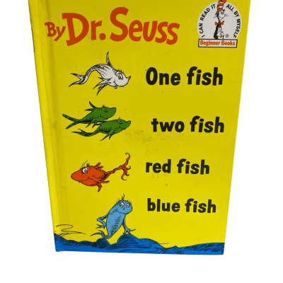 Dr Seuss One fish two fish red fish blue fish