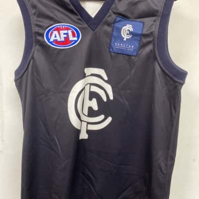 Carlton AFL Mens  Size L Jersey Blue 