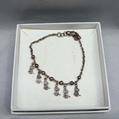 925 Silver Dangle Bracelet 