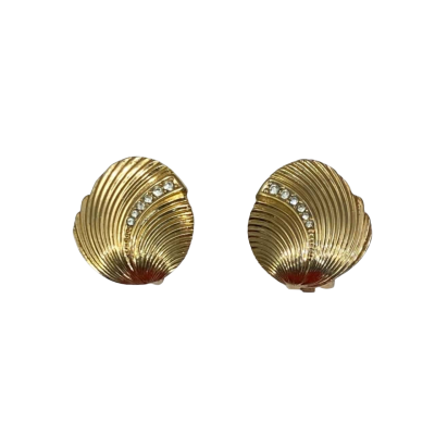 Vintage Shell Clip-On Earrings