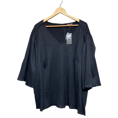 Autograph Women's  Size XL Black  3/4 sleeve top