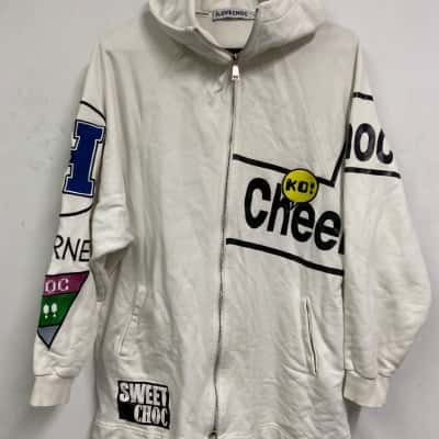 Ilovechoc Unisex Size XL Hoodie White Sweet Choc