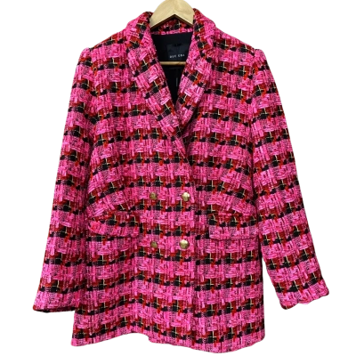 BNWT Decjuba Womens Size 12 Pink/Red Suit Jacket  