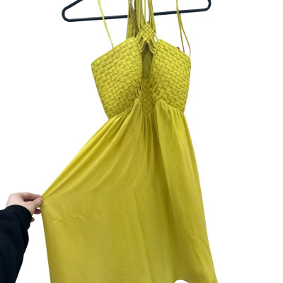 Rochelle Humes Womens  Size 8 Mustard Yellow Dress