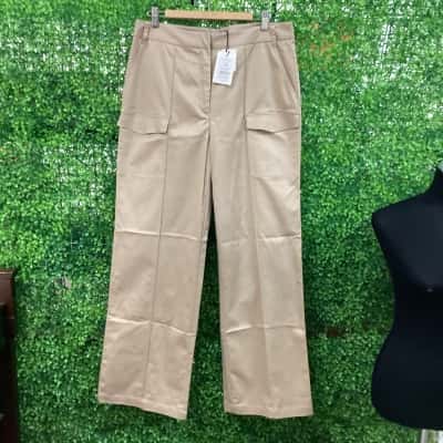 Marcs Womens  Size 14 Cargo Pants Beige 