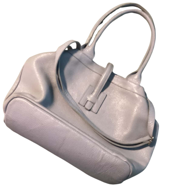 Italian made leather bag Blue 