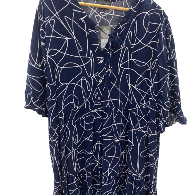 Autograph Womens  Size 26 Blue / White tunic  