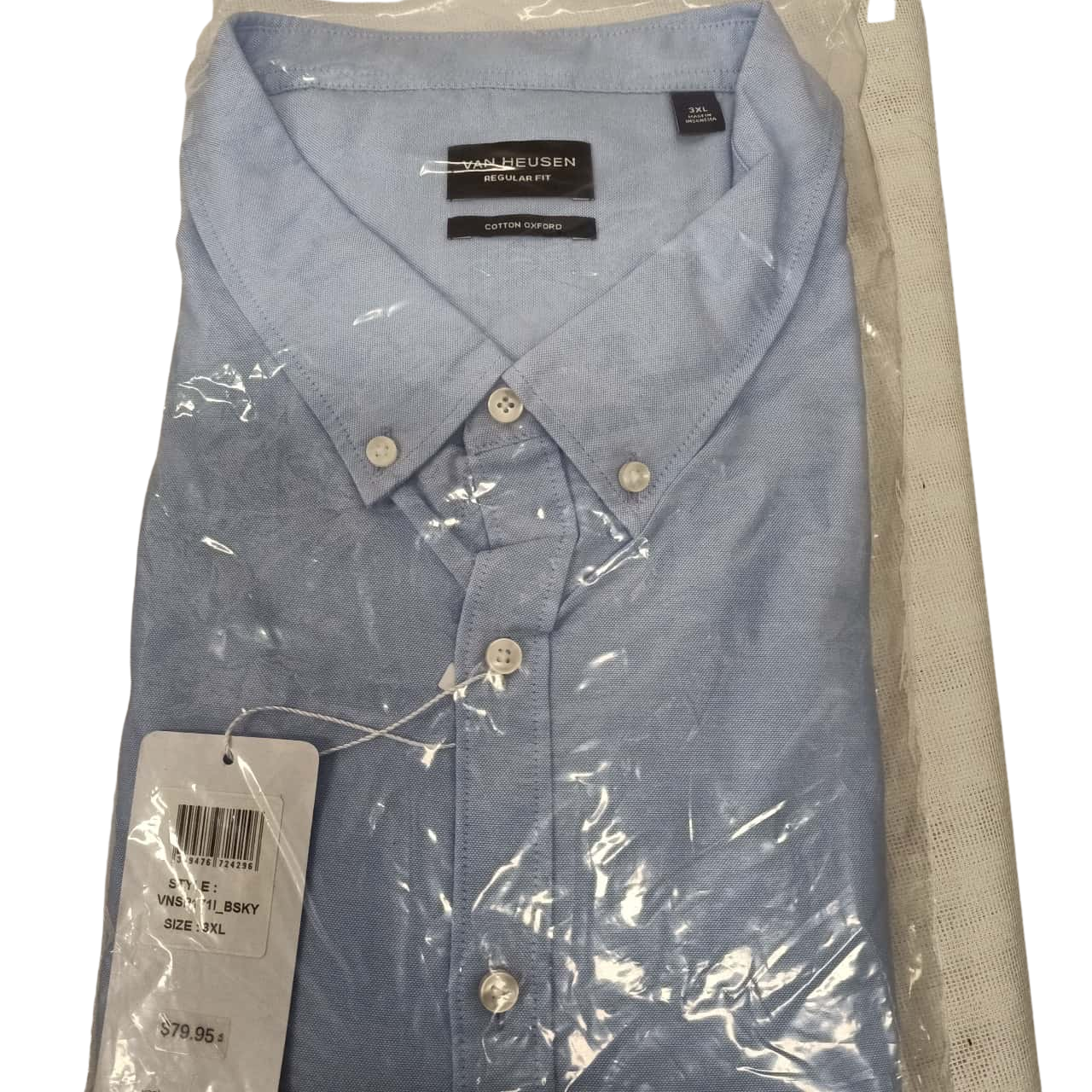 Van Heusen Mens Long Sleeve Blue